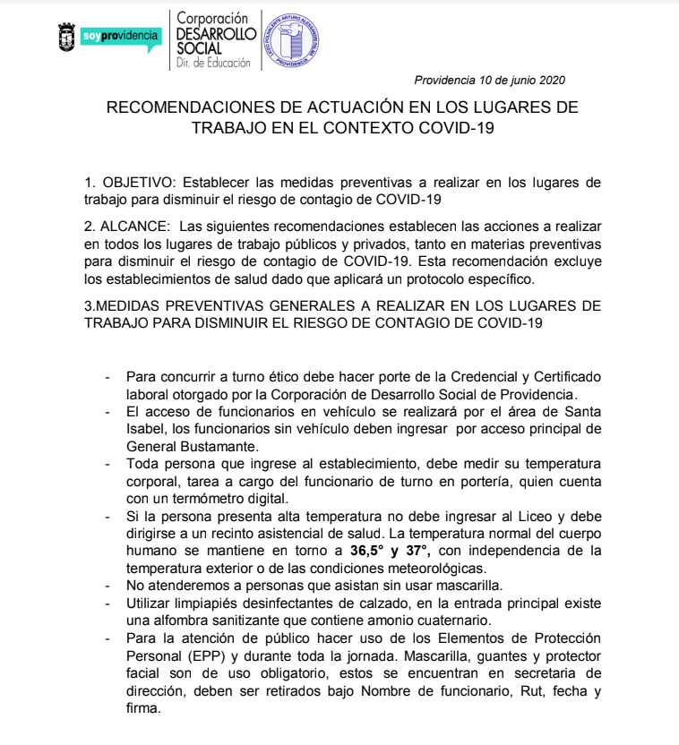 RECOMENDACIONES
