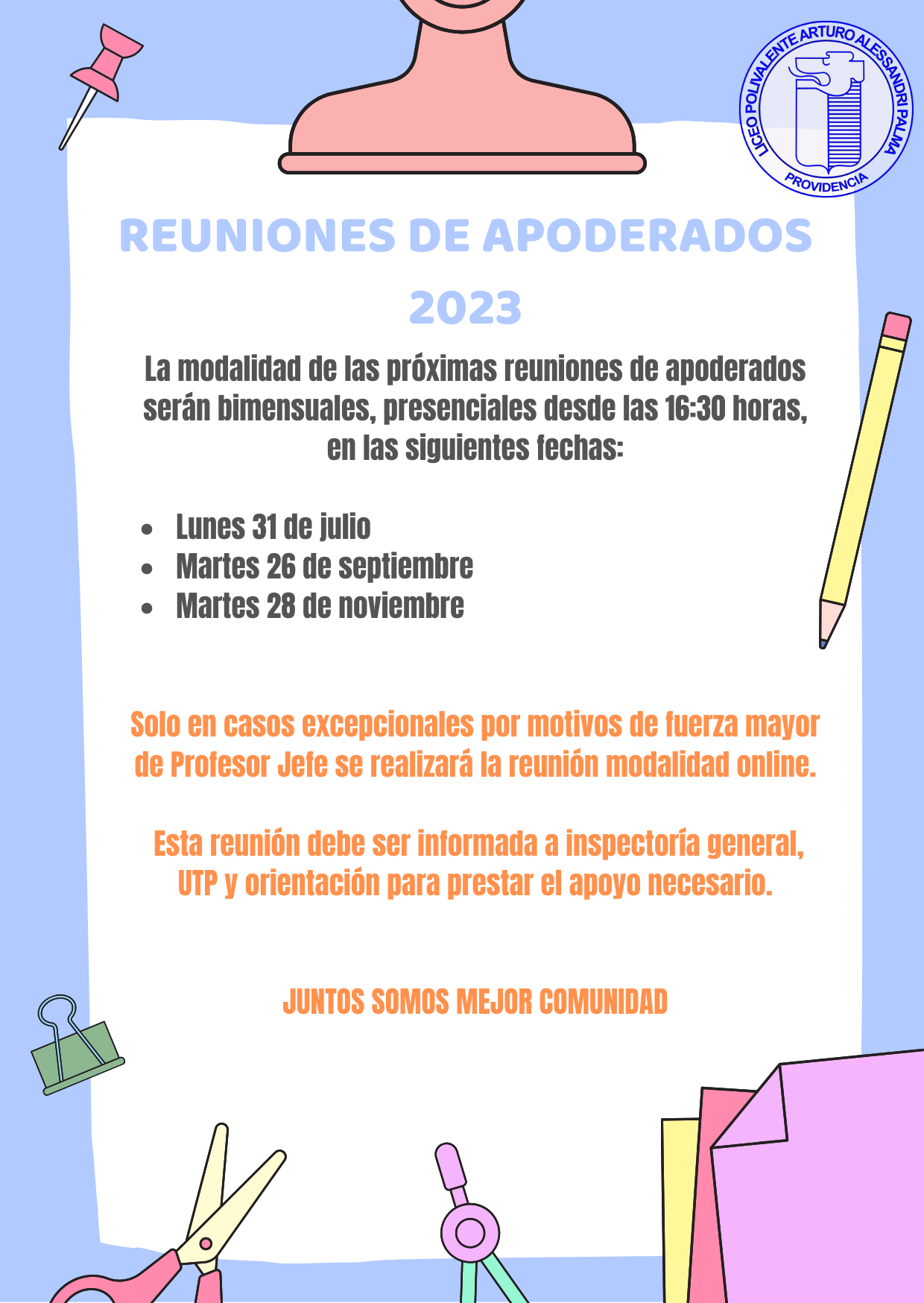 Reuniones de Apoderados
